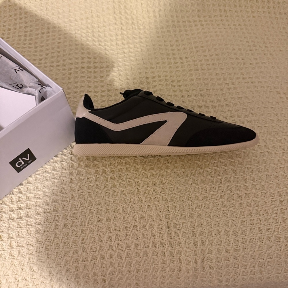 DV by Dolce Vita Black and White Women's Sneakers